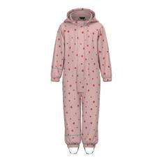 NAME IT Fleece Regn Dragt Dry10 Pale Mauve Strawberry