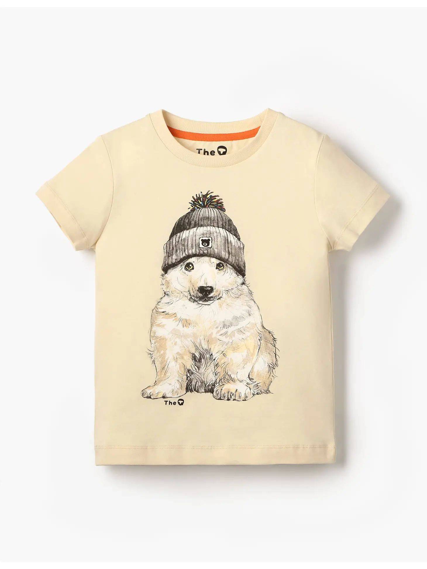 T-shirt tröja barn kortärmad Isbjörn - 2-8år ekologiska barnkläder: 2-3år
