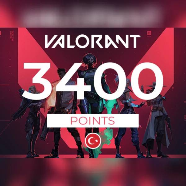 VALORANT Gift Card - 3400 Valorant Points Key - TURKEY