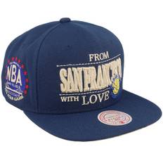 Mitchell & Ness - NBA Blå snapback Keps - Golden State Warriors With Love Hwc Blue Snapback @ Hatstore