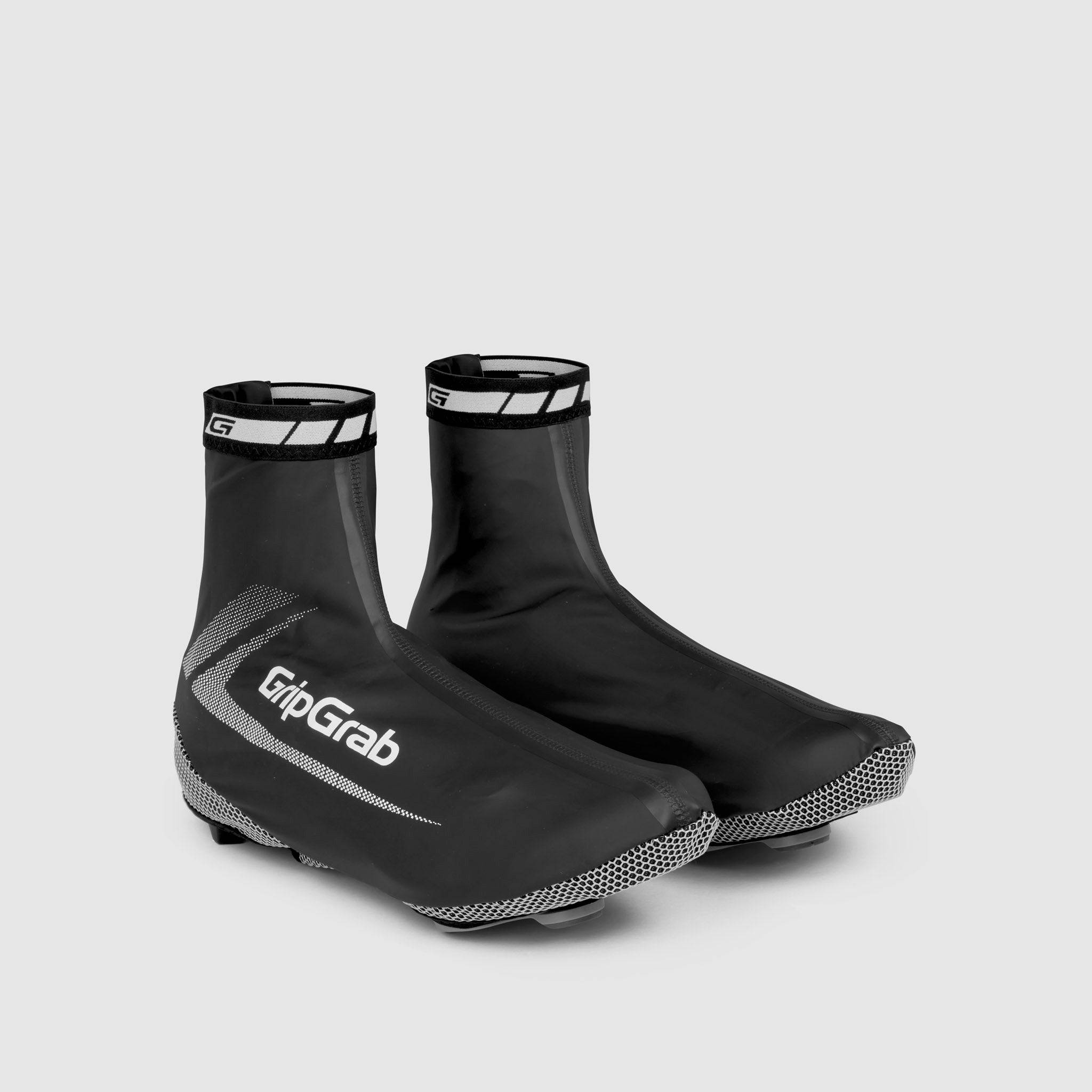 RaceAqua Waterproof Road Shoe Covers - Black / XXL (46/47)