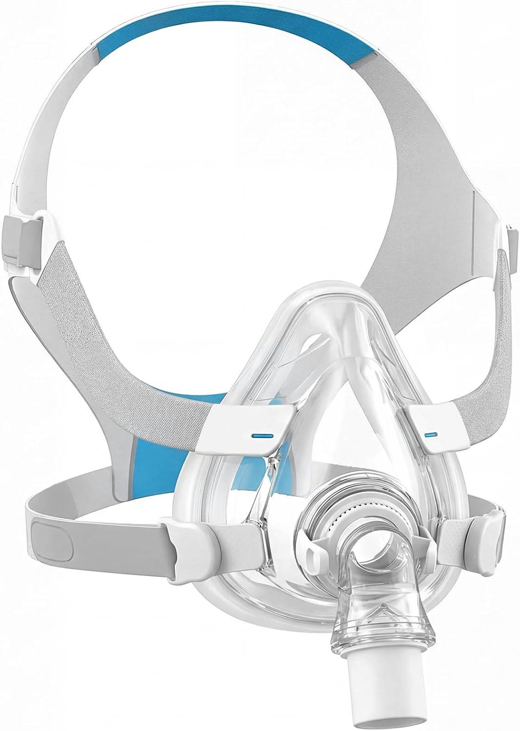 Compatible with ResMed AirFit F20 & AirTouch F20 Full Face CPAP Mask Replacement Kit, Frame System with Swivel Elbow & Soft Cush