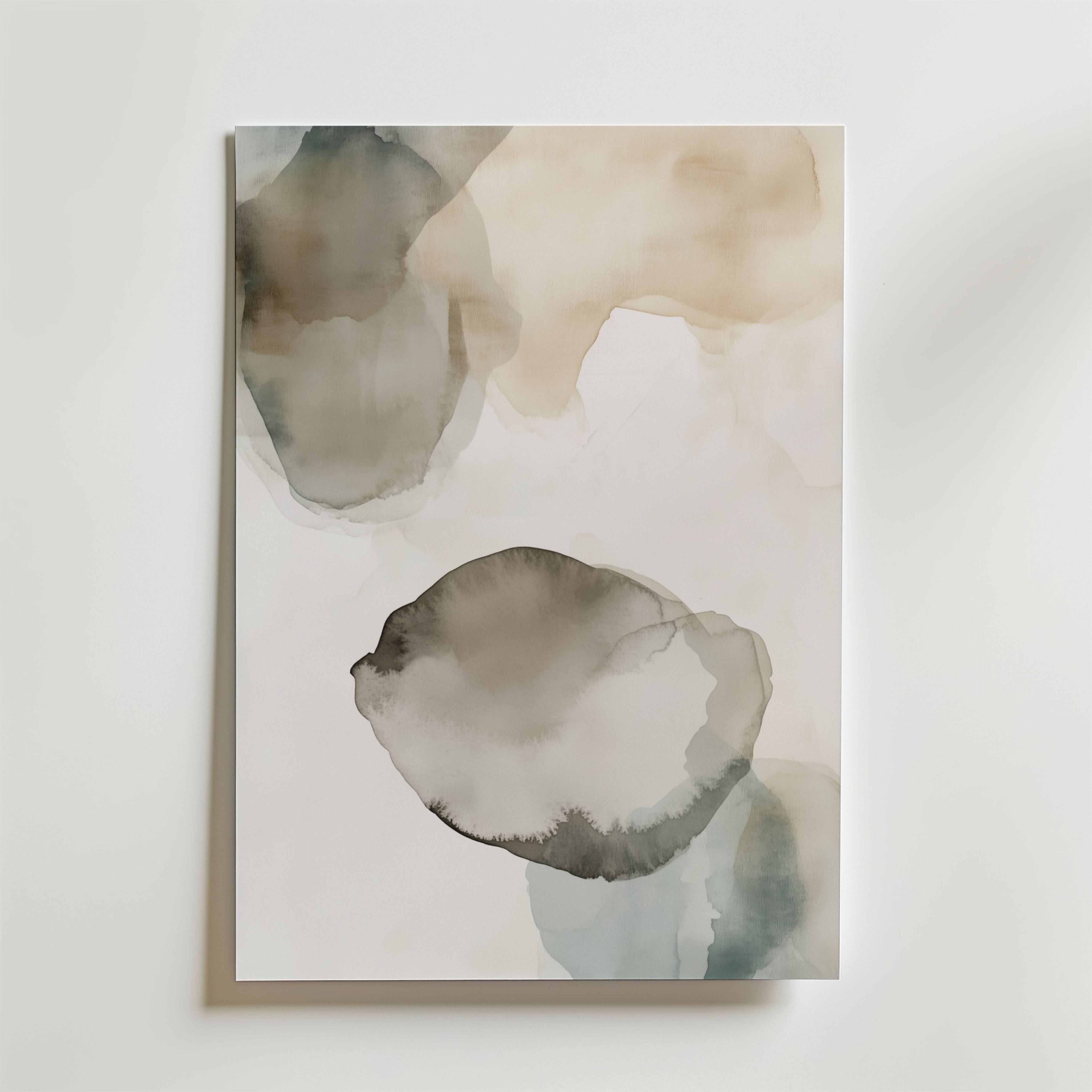 Soft Earth Poster - Premium Canvas 50x70 cm
