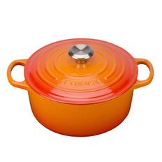 Le Creuset - Signature Gjutjärnsgryta rund 24 cm 4,2 L volcanic