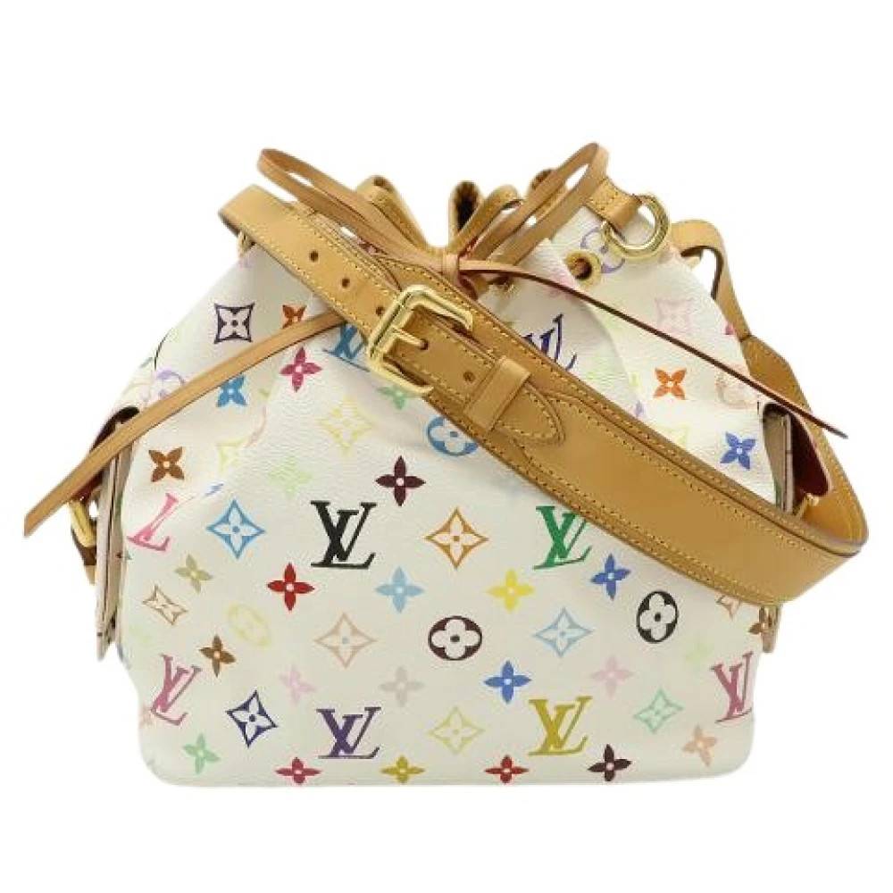 Louis Vuitton Vintage Pre-owned Petit Noe Monogram Multicolore Skuldertaske - Vintage - Dame - Flerfarvet - ONE SIZE - Uld