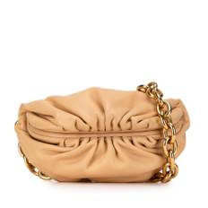 Bottega Veneta Vintage Pouches Stl. - Necessär Från Magasin - Beige (L 13cm x W 21cm x D 8cm)