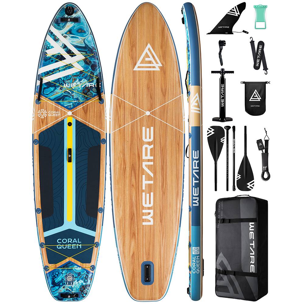 Myboat Waterproof Inflatable Paddle Board 11'6''x35''x6''Adult Standing Style Aquatic With Accessories Outdoor Game Wetare