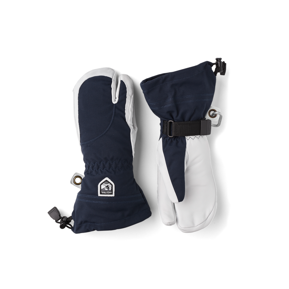 Heli Ski Female - 3 finger-Navy/Offwhite
