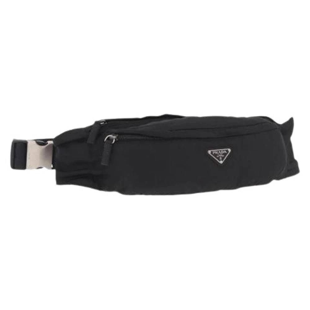 Prada Vintage Pre-owned Vintage Waist Bag - Vintage - Dame - Sort - ONE SIZE - Uld