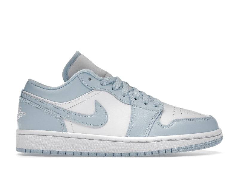 Jordan 1 Low White Ice Blue (Women's) - 35.5 / Levering 3 til 6 dage