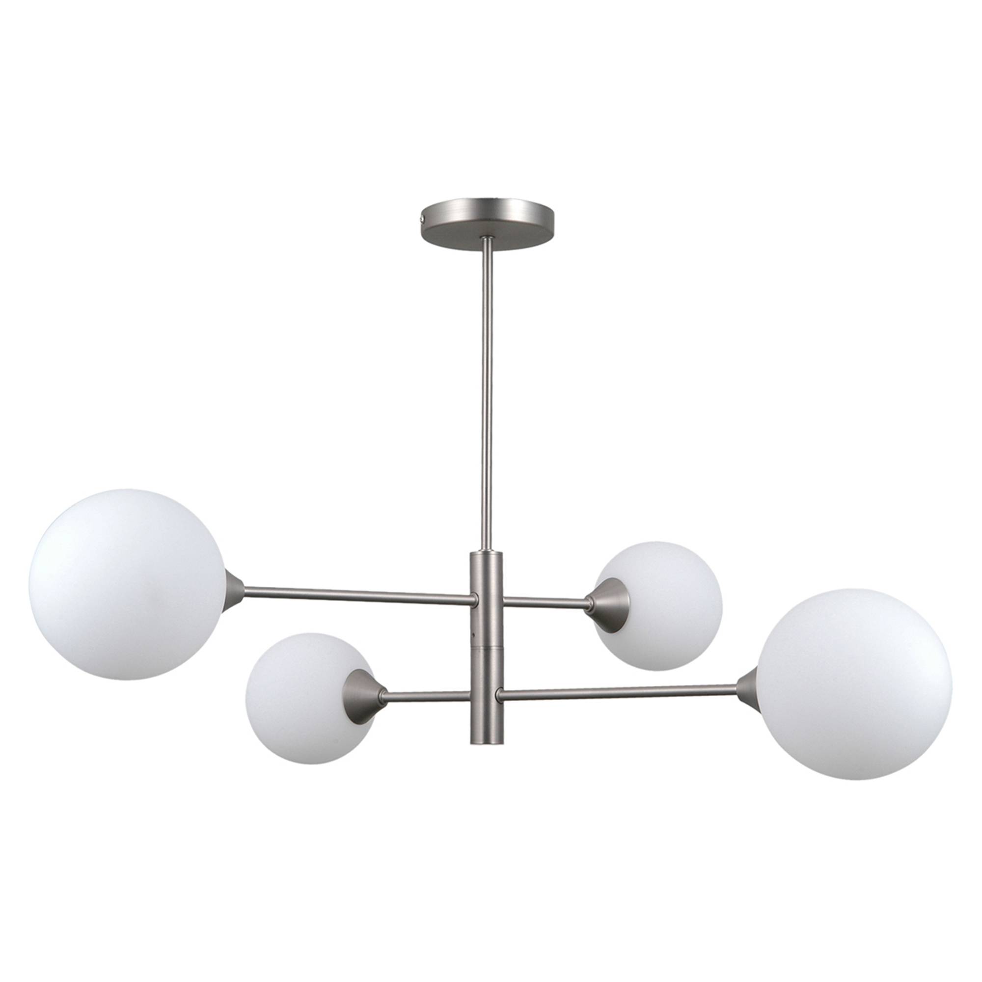 Hängande Lampa Evina Quadra Satin Nickel Matt