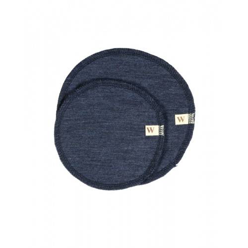 Try-it Box Med Amningsinlägg I 100 % Ekologisk Merinoull, S Och M, Oeko-texÂ® Navy-blue Small (ca. 12 Cm I Diameter)