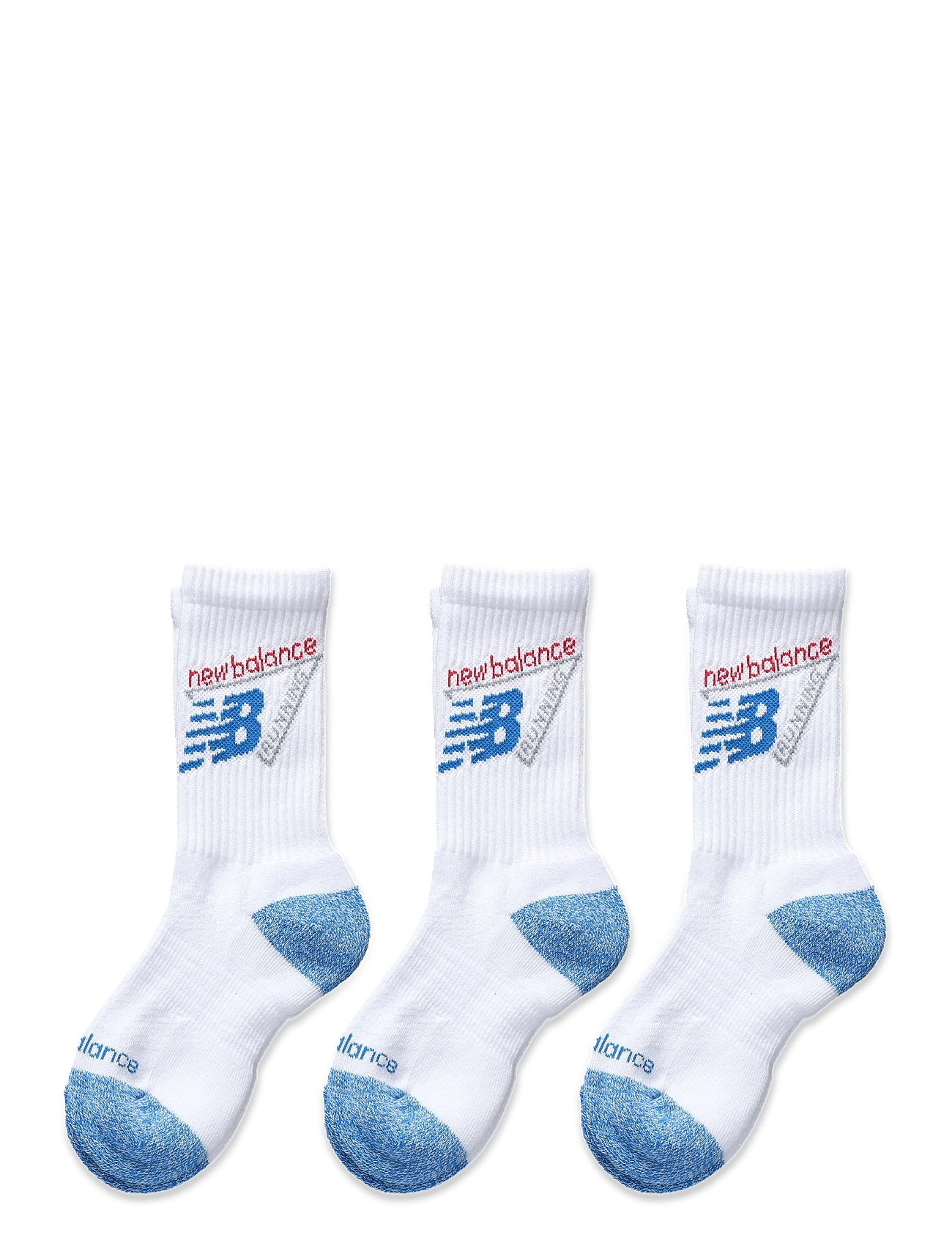 New Balance Youth Lifestyle Graphic Crew 3 Pack - White - L