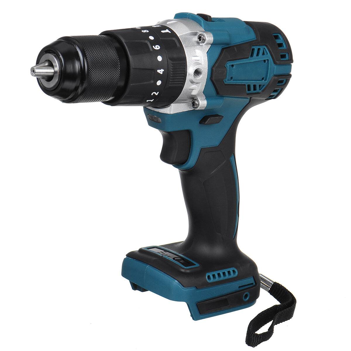 13mm Chuck Borstlös Trådlös Elektrisk Slagborrmaskin Hammar Skruvmejsel För Makita 18V Batteri
