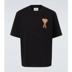 Ami Paris Ami de Coeur cotton jersey T-shirt - black - EU 48