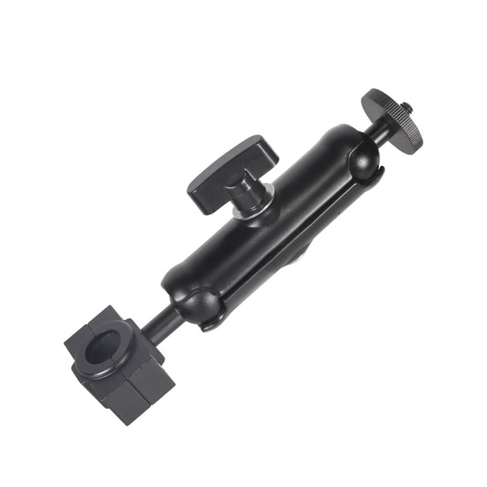 Motorcycle Bike Camera Holder Handlebar Rearview Mirror Mount Bracket 1/4 Metal Stand for Go-Pro Insta 360 Action Camera