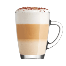 LAV Vega Glas Kaffe Krus med Håndtag, 10.25 oz 250 ml