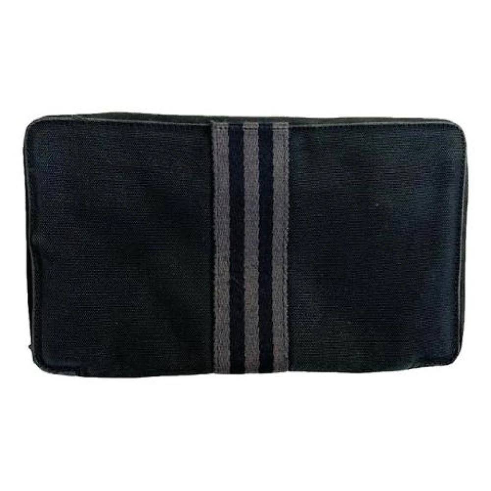 Hermès Vintage Pre-owned Cotton Clutch - Vintage - Dame - Sort - ONE SIZE - Bomuld