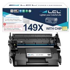 LCL 149X svart tonerkassett, kompatibel med HP 149A W1490A 149X W1490X (med chip) kompatibel med HP Laserjet Pro 4002 4002DW 4002DN MFP 4102 4102FDW 4102FDN 4102DW skrivare (1-Pack)