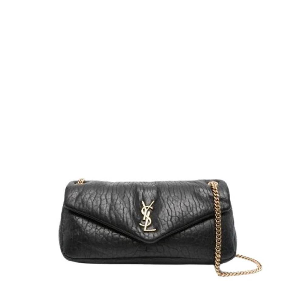 Yves Saint Laurent Vintage Pre-owned Vintage Medium Skuldertaske - Vintage - Dame - Sort - ONE SIZE - Uld