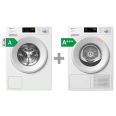 Miele Wsb383wcs + Tsd643wp Pakketilbud - Vaskemaskine Og Tørretumbler - 365 dages retur og prismatch*