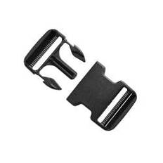 Ortlieb Sidöppnande Spänne 50mm Plast - Svart