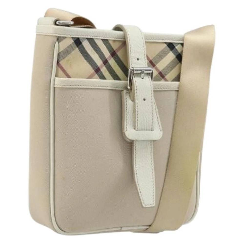 Burberry Vintage Pre-owned Vintage Nylon Skuldertaske - Vintage - Dame - Beige - ONE SIZE - Uld