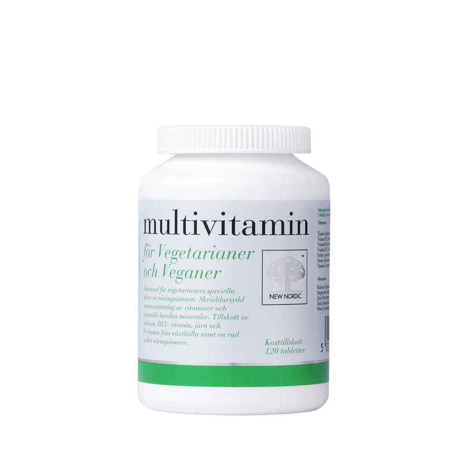 Multivitamin Vegan & Vegetarian 120 tabletter