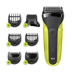 Braun shaver Series 3 BT300 sort/lime grøn