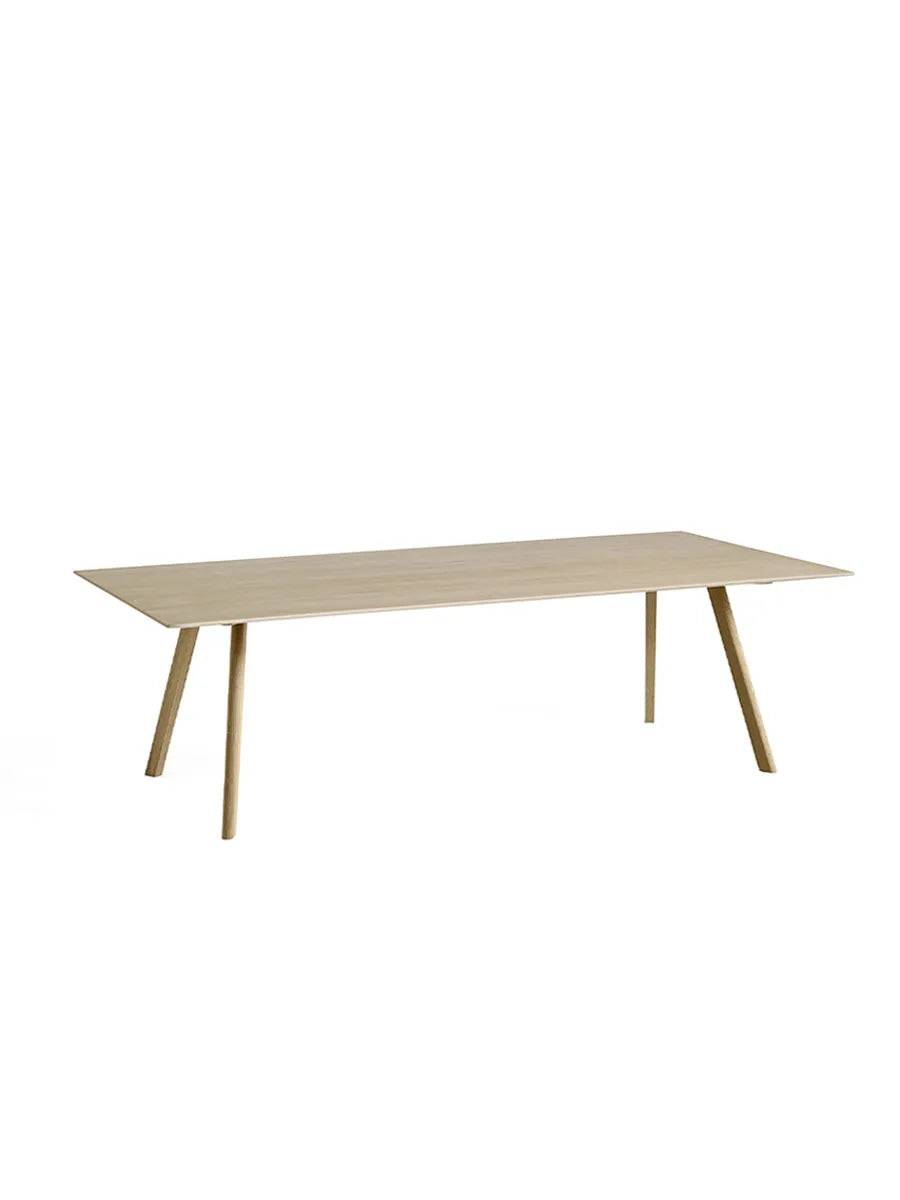 CPH30 bord, 250 cm fra Hay Hvid laminat / Lakeret eg / L: 250 x B: 120 x H: 74 cm - Jacobsen Plus