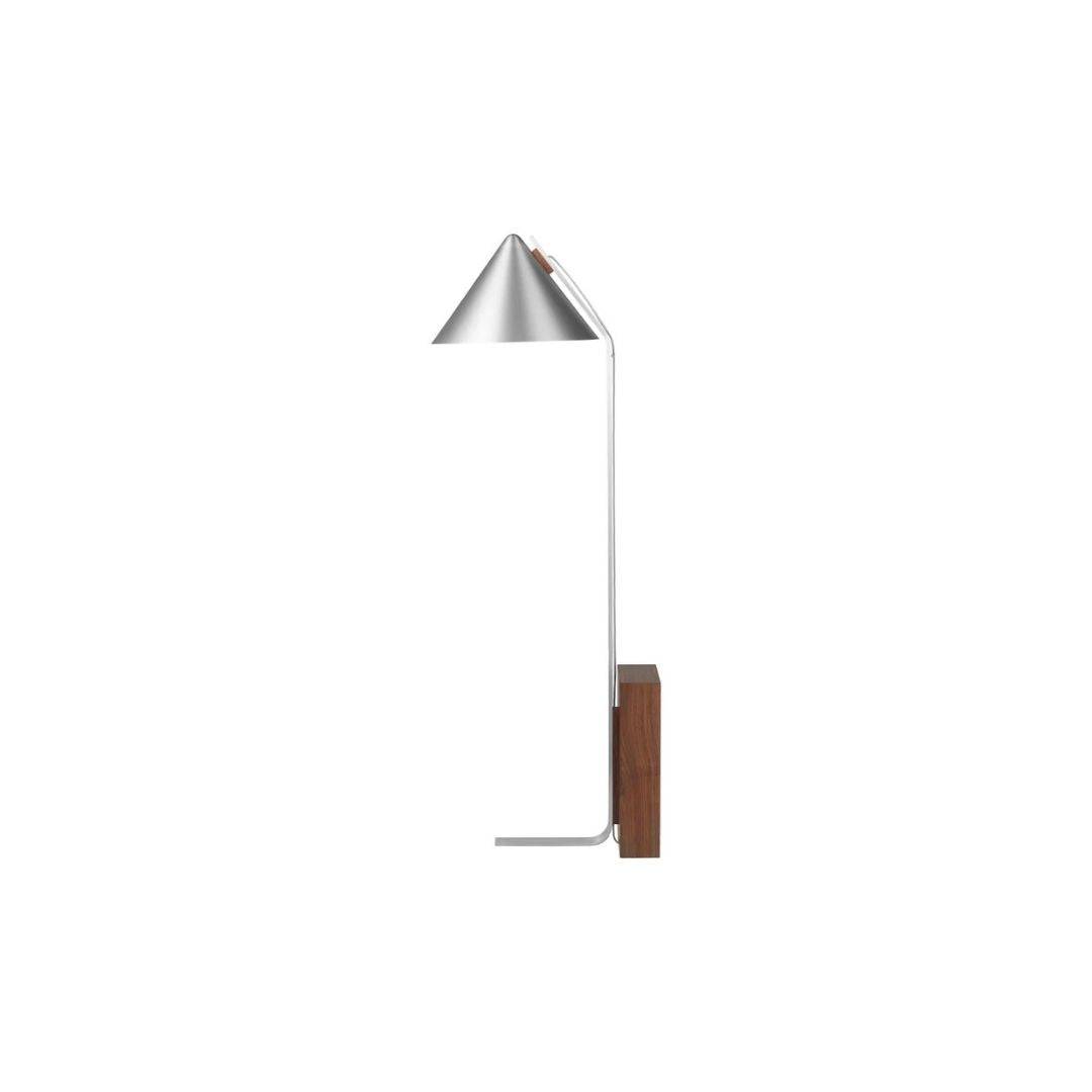 Kristina Dam Studio Cone Gulvlampe, Børstet Aluminium.