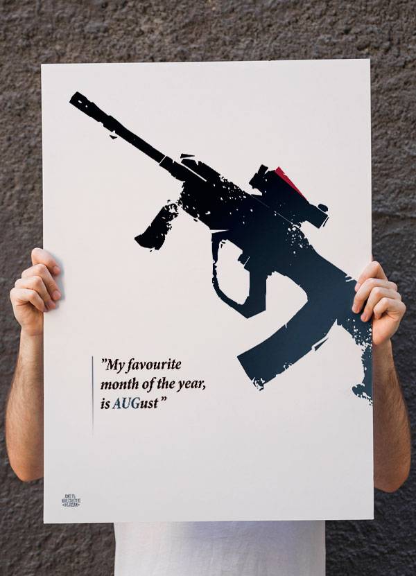 CSGO plakat - AUG - 30 x 40 cm - Kr. 219,-