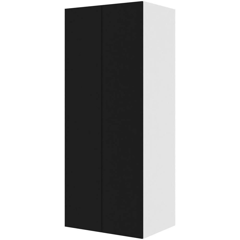Multi-Living Køkken højskab i Cibo Nero 127 tomt H: 195,2 cm D: 60,0 cm - 2 låger - Bredde: 80 cm