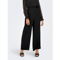 JDYDIVYA HW WIDE PANTS WVN NOOS - Black / XL