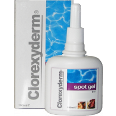 ICF Clorexyderm Spot Gel. Desinficerende gel til hund og kat. 100 ml