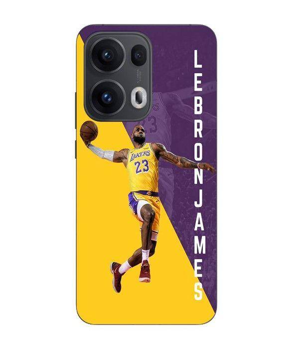Coque Maniacase Pour Oppo Reno 13 Pro 5G Lebron james Lakers wallpapers