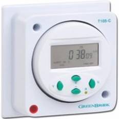 Greenbrook 7 Day 24 Setting Electronic Digital Immersion Heater Timer with Battery Backup