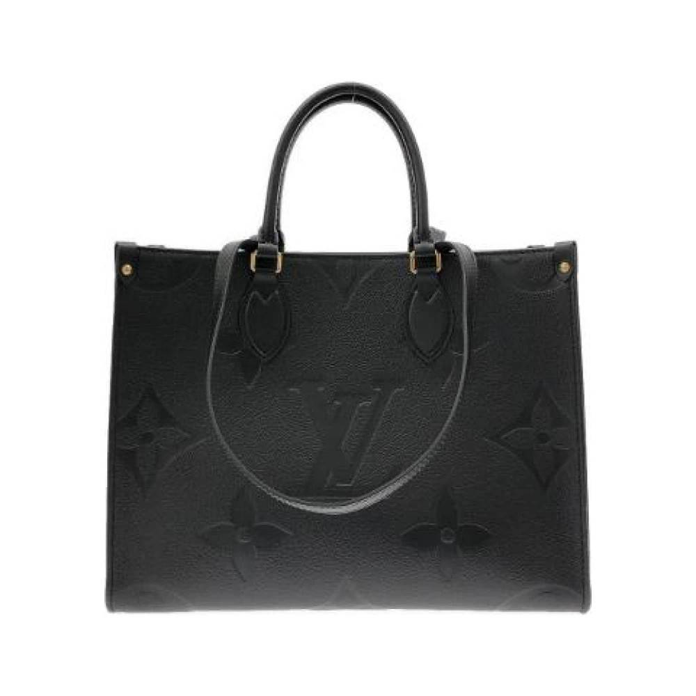 Louis Vuitton Vintage Pre-owned Monogram Empreinte OnTheGo Tote Bag - Vintage - Dame - Sort - ONE SIZE - Uld