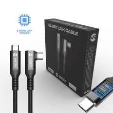 VortexVR-kabel 5m 10 GBPS PD100W (fast charging) USB-C til META QUEST LINK / OCULUS LINK