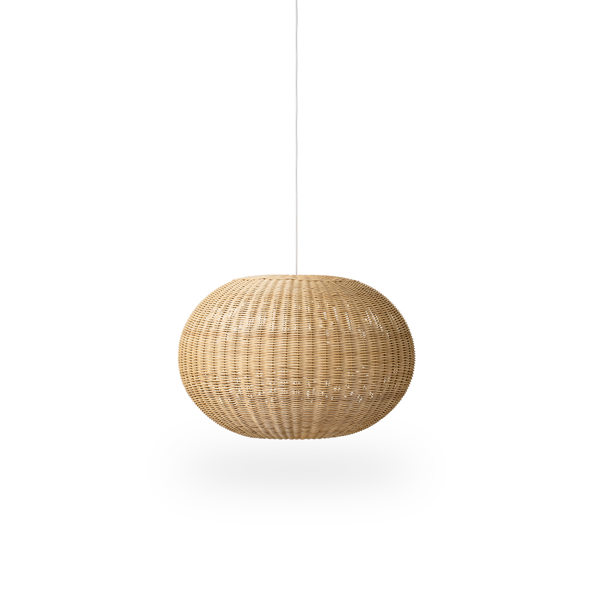Tangelo Lampeskærm Ø62 cm | Large - Natural core weave | Iron frame