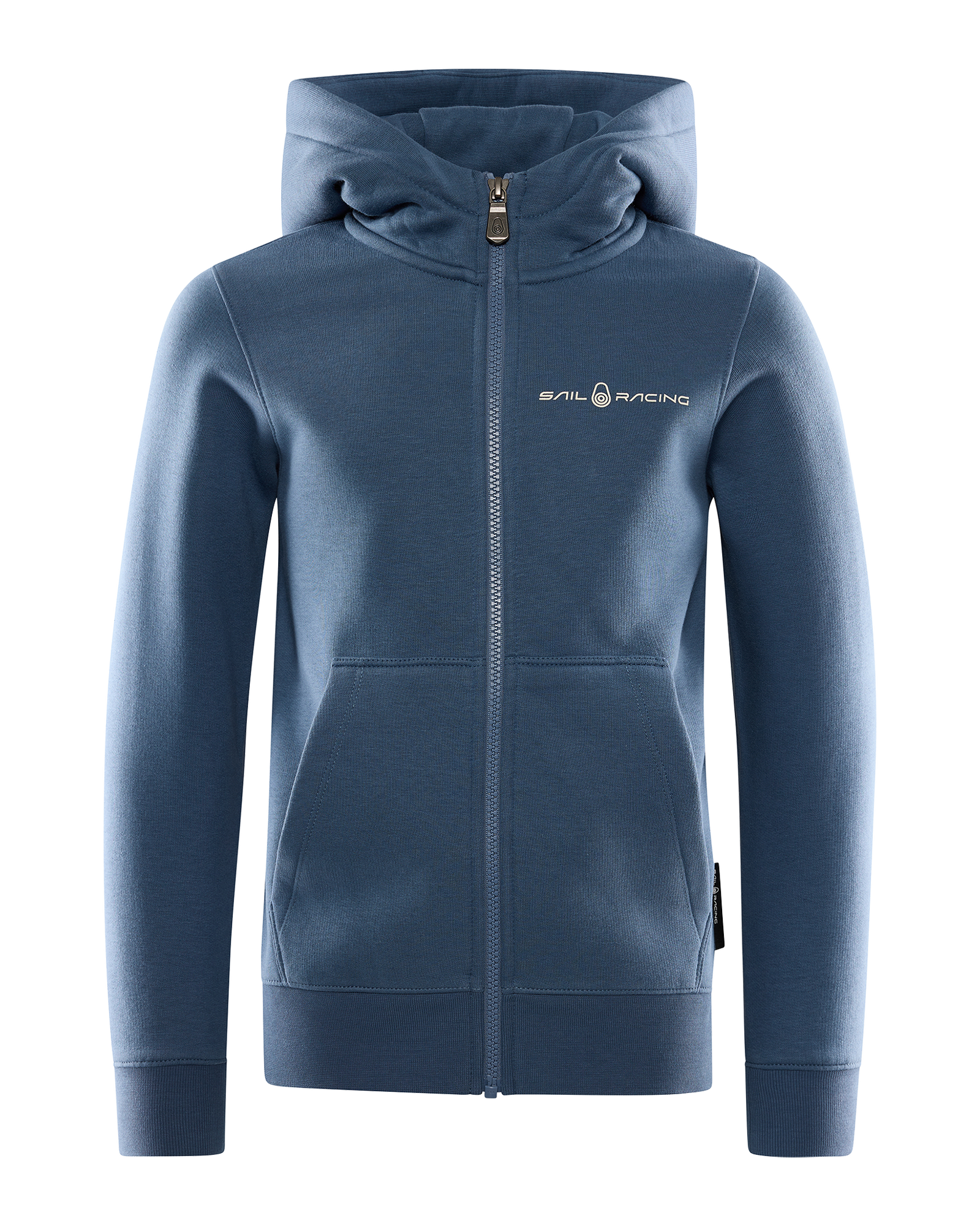 Bowman Logo Zip Hood JR Anchor Blue (140) - Blå (140)