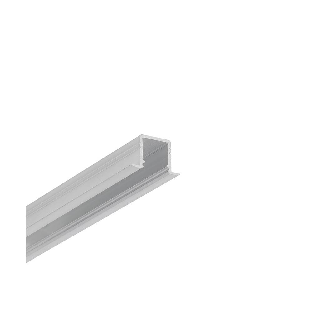 1m aluprofil SMART-IN10 AC2/Z - Obehandlad aluminium, infälld, LED-skena
