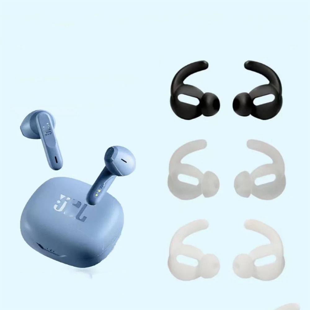 4pcs Earbuds Tips Wings for JBL WAVE FLEX Earphone Ear Hooks Kits Accessories Replacement Earpiece Earhooks Cover Eartips