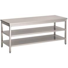 Arbejdsbord 2 hylder - 90 x 60 x 90 cm - 90 x 60 x 90 cm