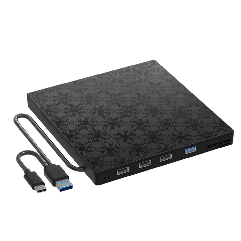 Eksternt DVD-drev USB 3.0 Type C bærbar DVD-afspiller til bærbare computere
