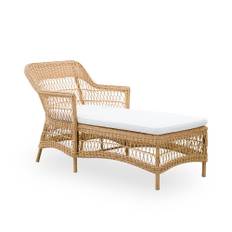 Olivia Chaise Lounge Alu Natur Sika-design