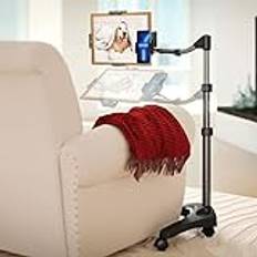 Levo G2 Essential golvstativ för surfplatta för alla bästa surfplattor, iPads, iPad Mini, ny iPad Pro, Galaxy, Nexus, Xoom, Surface Pro, Miix, Nook, Fire och andra surfplattor och e-läsare svart färg