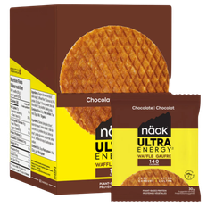 Protein pandekager Näak Chocolate Ultra Energy™ Waffles (12 x 30g) - BOX ewch-1b-eu Størrelse box