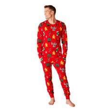 Hohoho Rød Julepyjamas Herre - XX-Large