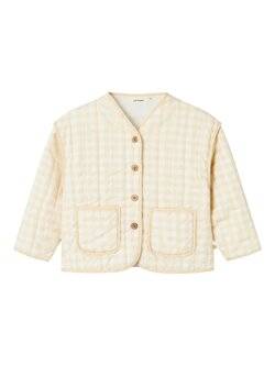 Lil' Atelier Larose ls quilt jakke - COCONUTMIL